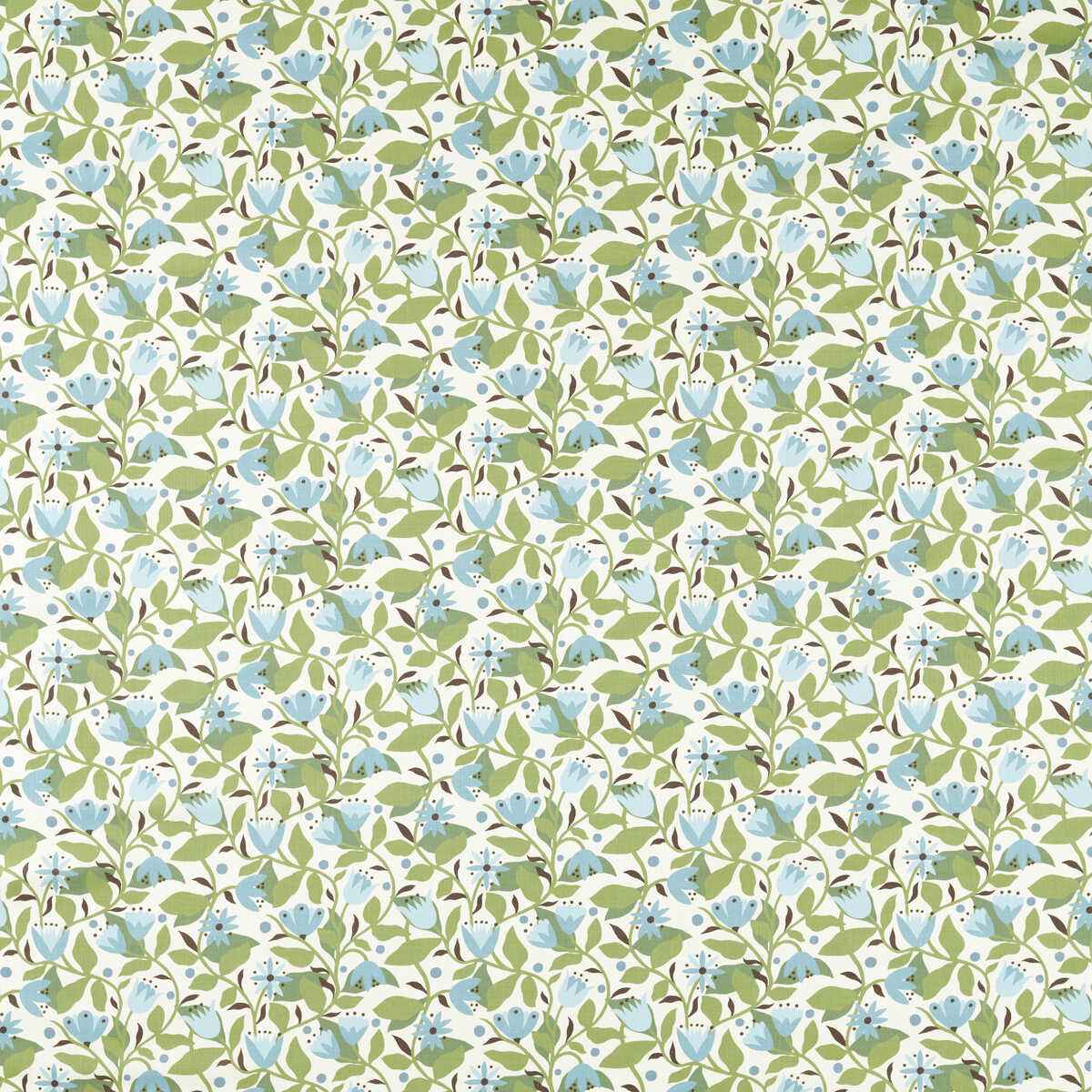 Dancing-Daisies-Cornflower-Scion-Fabric - SCION Fabric