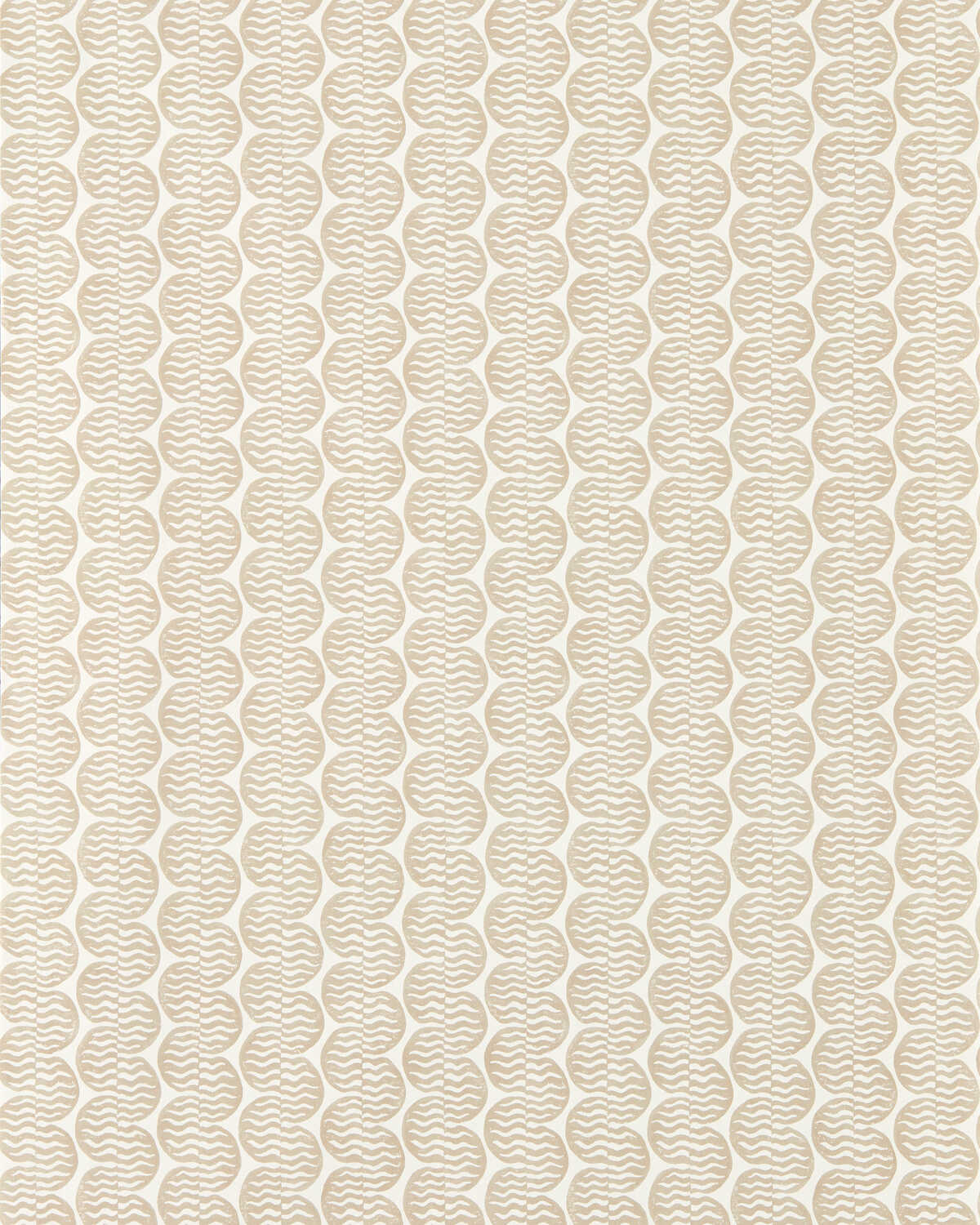 Raft Stripe Wp - Mushroom - SCION Wallpaper
