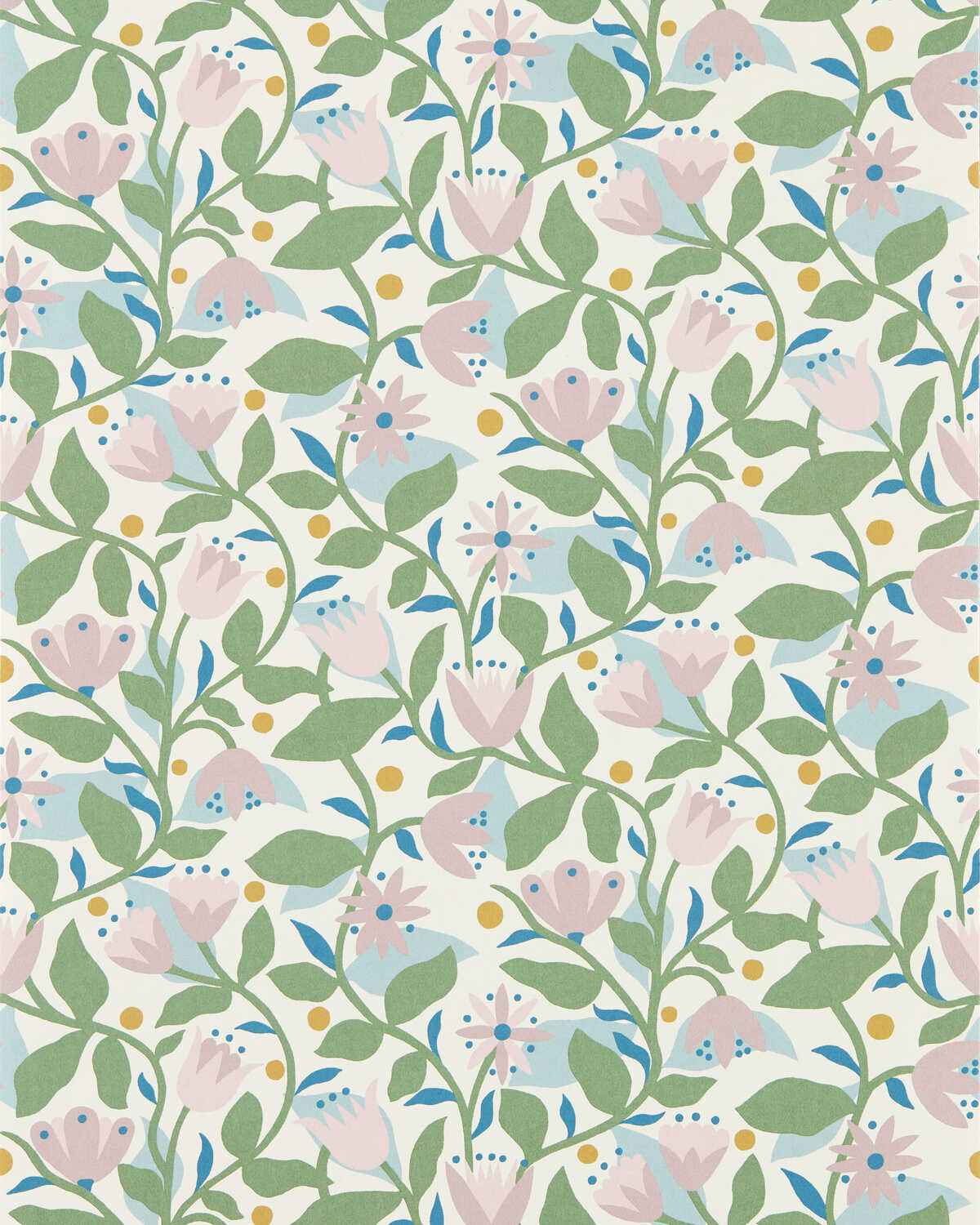 Dancing-Daisies-Wp-Lilac-Scion-Wallpaper