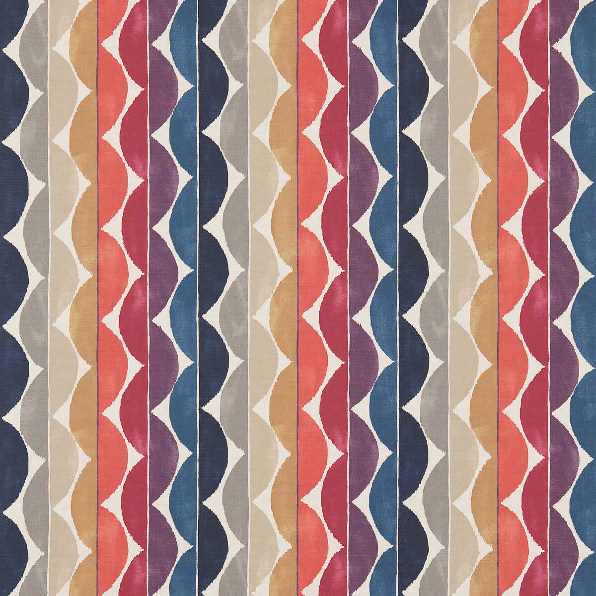 Yoki - Fig/Amber/Indigo - SCION Fabric