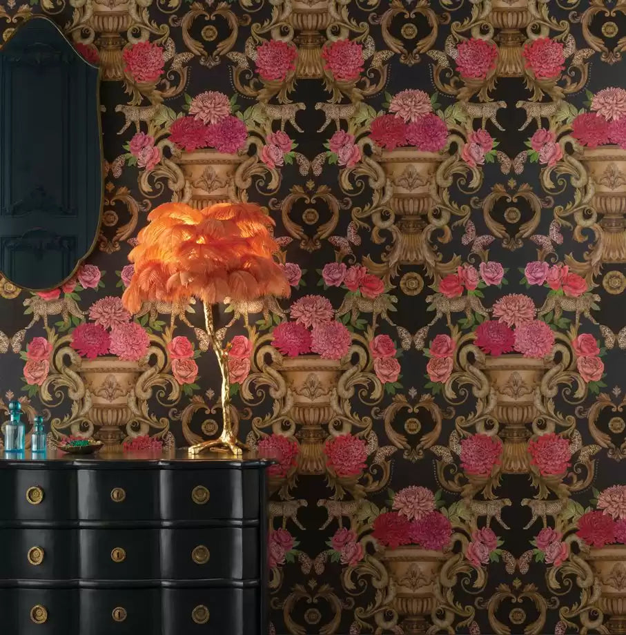 Daydreams Chateau Silver - Matthew Williamson - W7490-01 Wallcovering