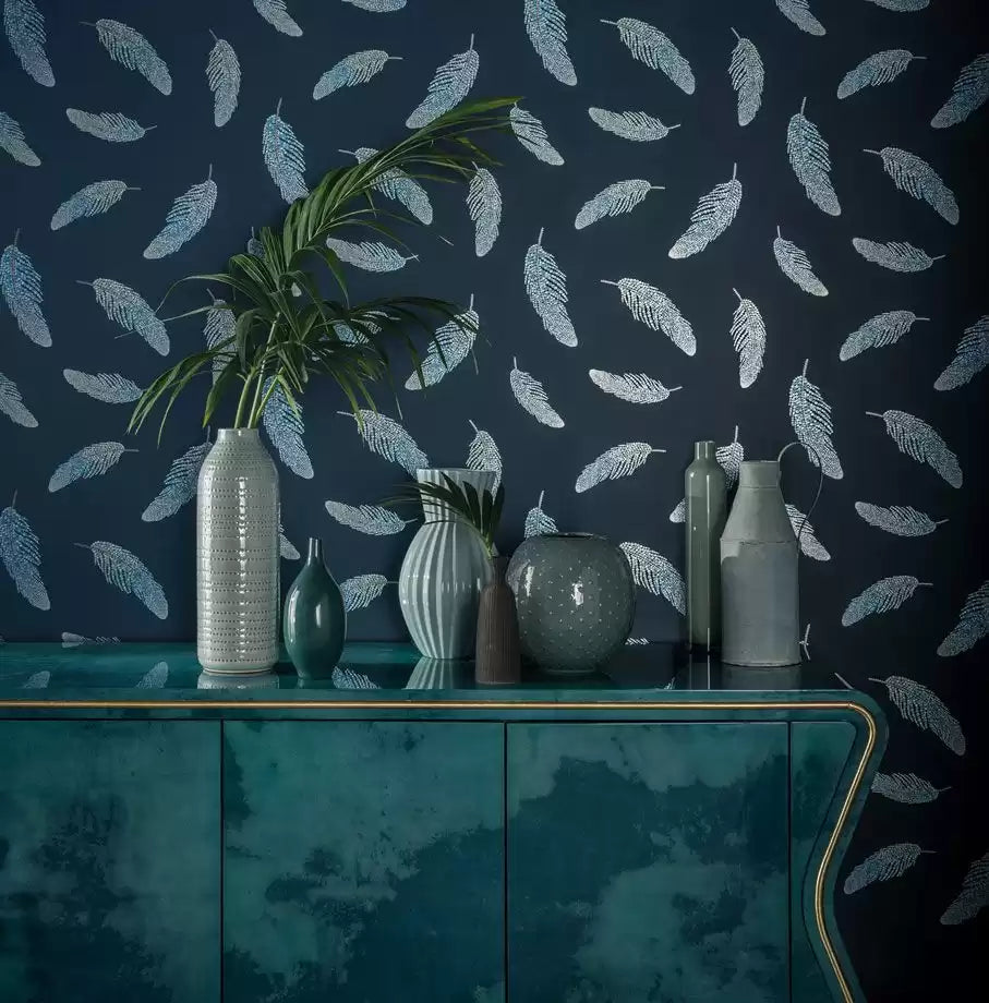 Deya Adornado Pale Grey/Black/Yellow - Matthew Williamson - W7261-05 Wallcovering