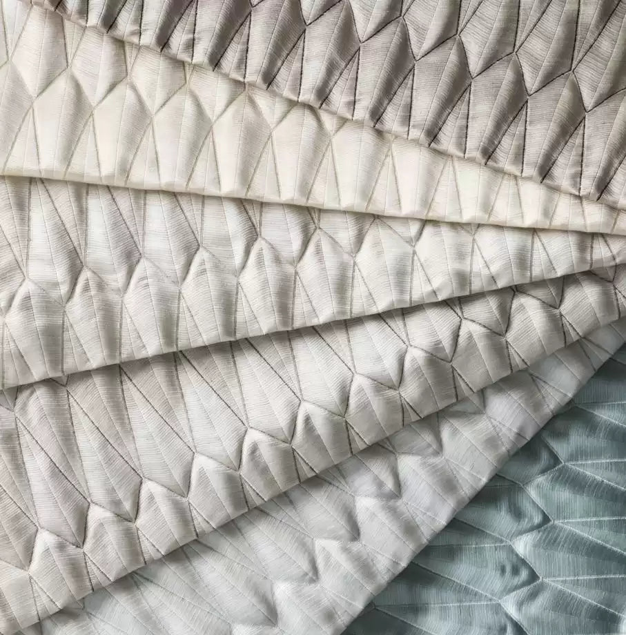 Intermezzo Silks Prelude Silver - Osborne & Little - F7303-02 Fabric