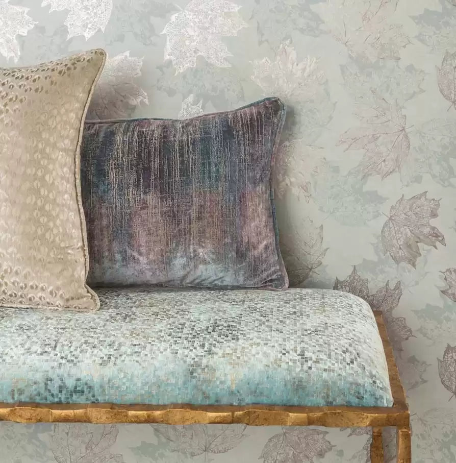 Ariadne Velvets Orfeo Mint - Osborne & Little - F7292-01 Fabric