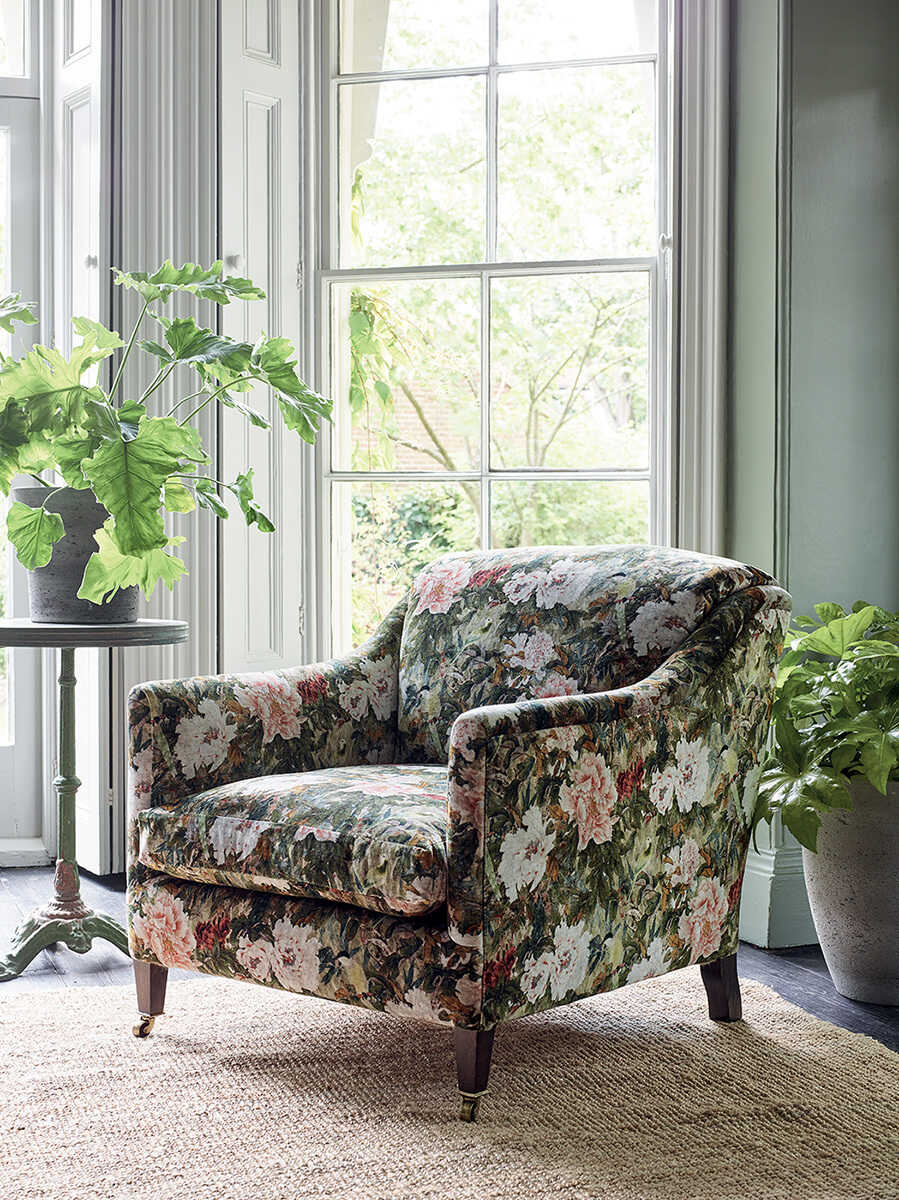 Oriental Garden - Jewel - G P & J BAKER Fabric