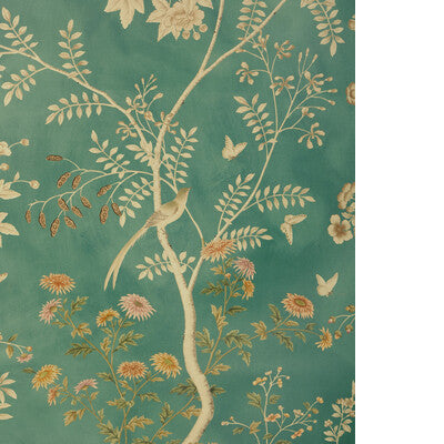 P2016106.354.0 LJ - Teal - LEE JOFA Wallcovering - LEE JOFA Wallpaper