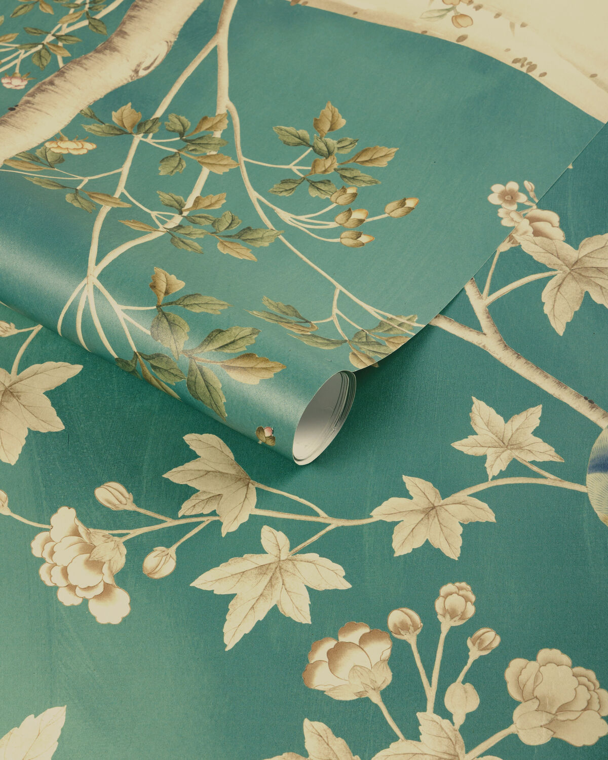 Beaujeu Wp - Teal - Lee Jofa Wallpaper