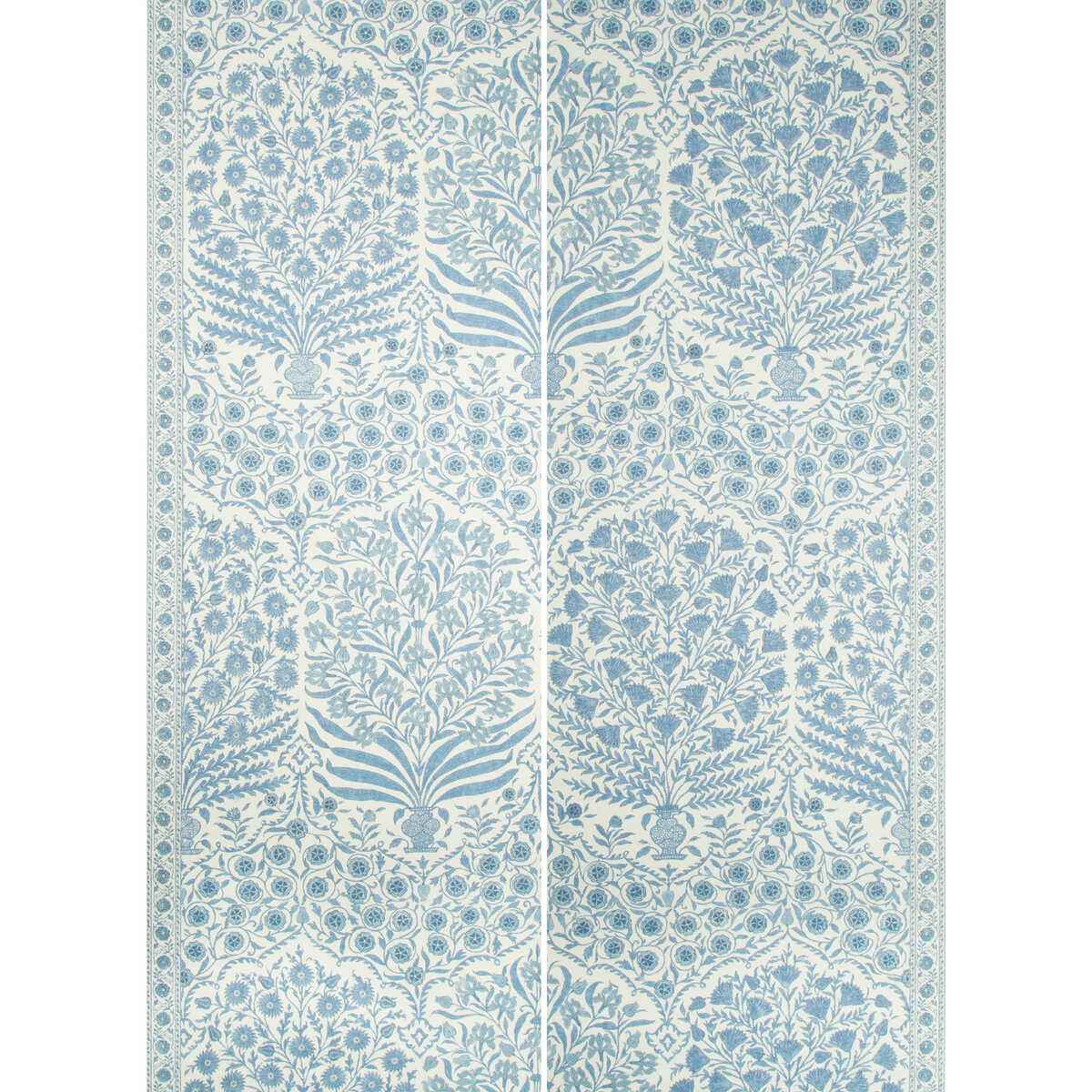 Sameera-Paper-Blue-Indigo-Lee-Jofa-Wallpaper - LEE JOFA Wallpaper
