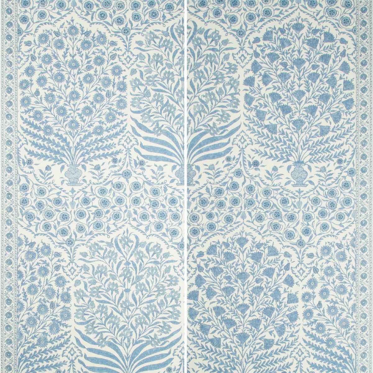 Sameera-Paper-Blue-Indigo-Lee-Jofa-Wallpaper - LEE JOFA Wallpaper
