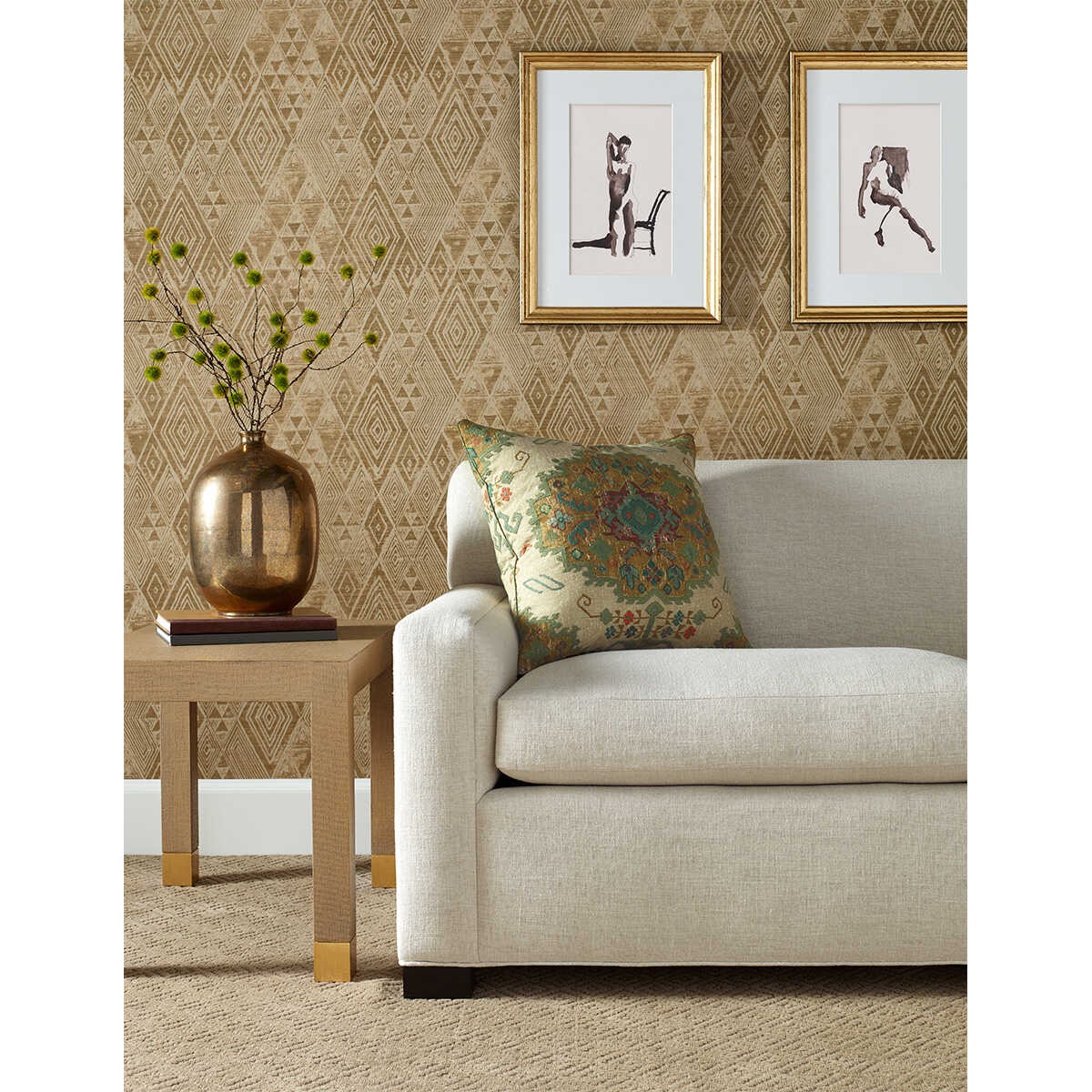 Marula Paper - Golden - LEE JOFA Wallpaper
