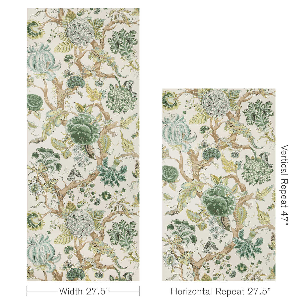 Adlington Paper - Green - LEE JOFA Papel pintado