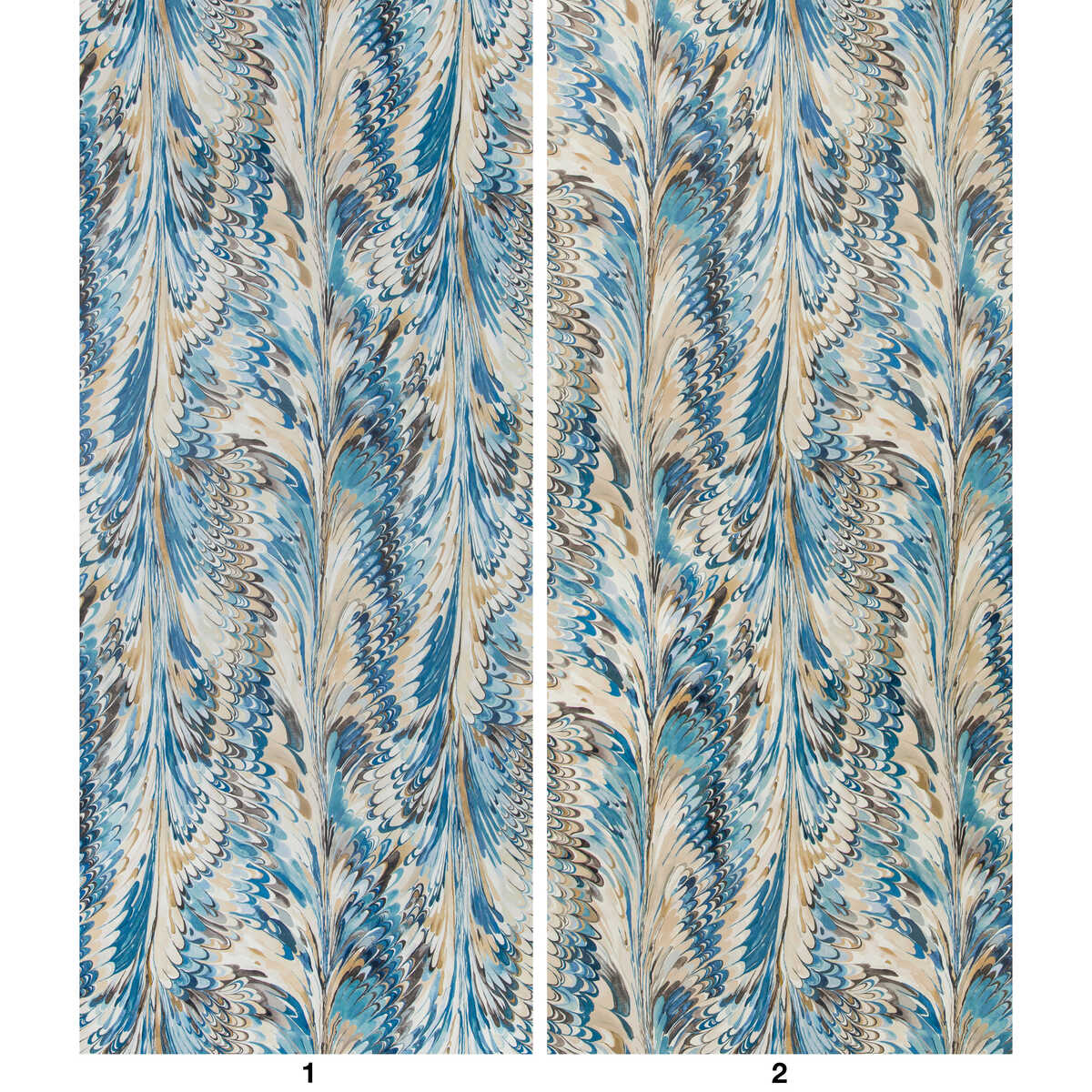 Taplow Paper - Navy/Slate - LEE JOFA Wallpaper