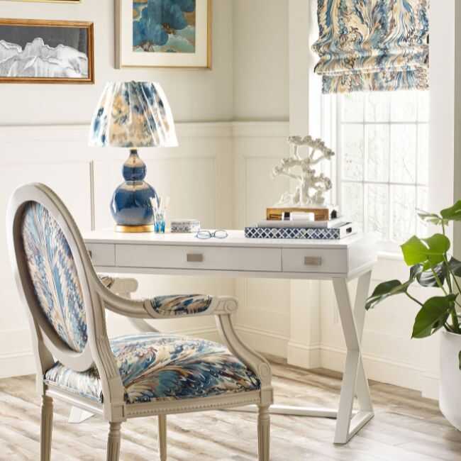 Taplow Paper - Navy/Slate - LEE JOFA Wallpaper