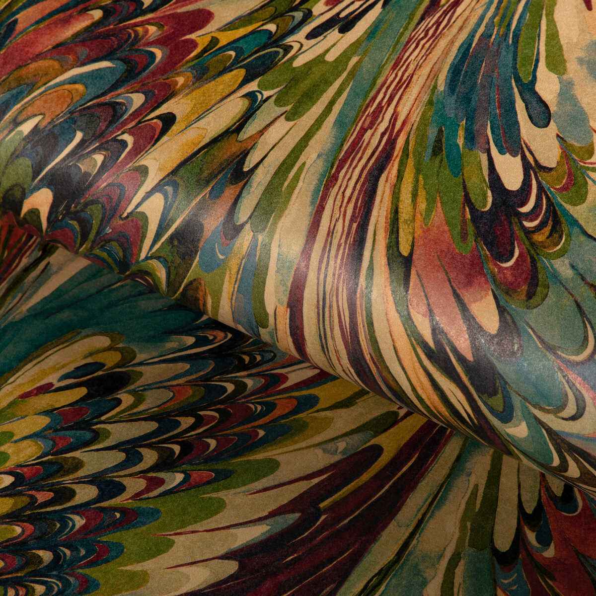Taplow-Paper-Berry-Moss-Lee-Jofa-Wallpaper - LEE JOFA Wallpaper