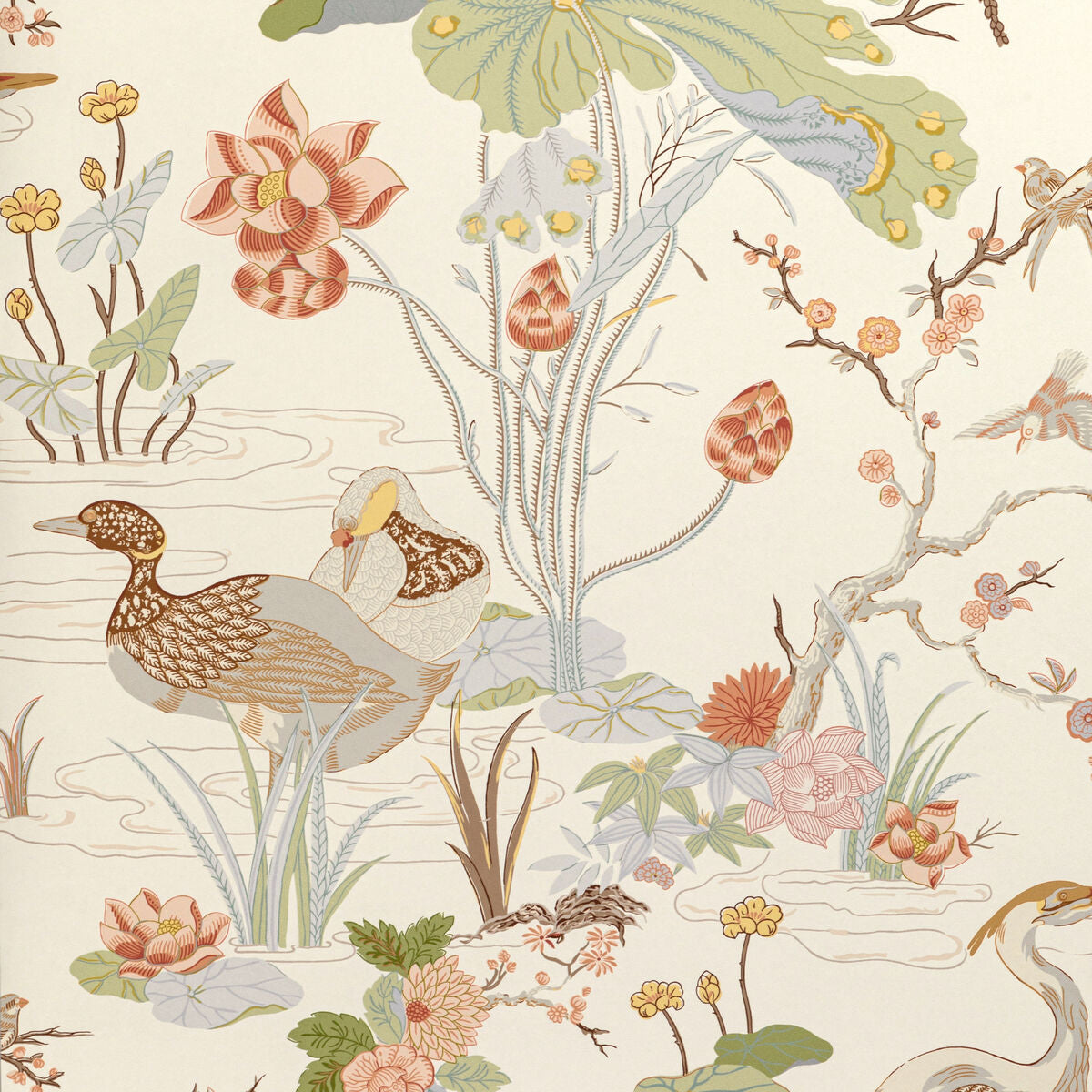 Luzon Paper - Apricot - Lee Jofa Papel pintado