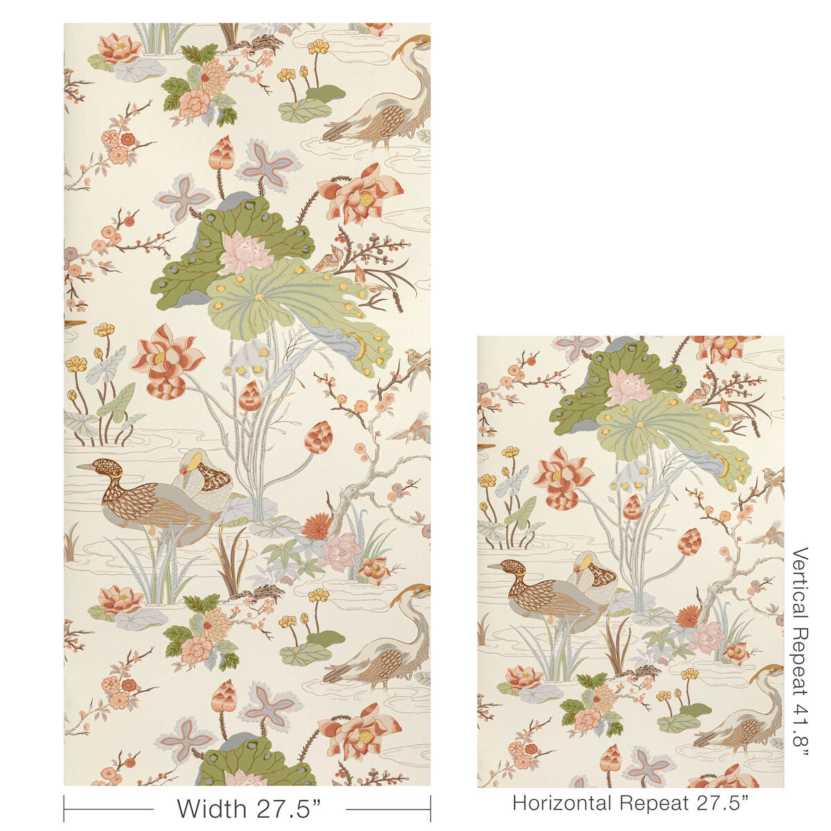 Luzon Paper - Apricot - Lee Jofa Papel pintado