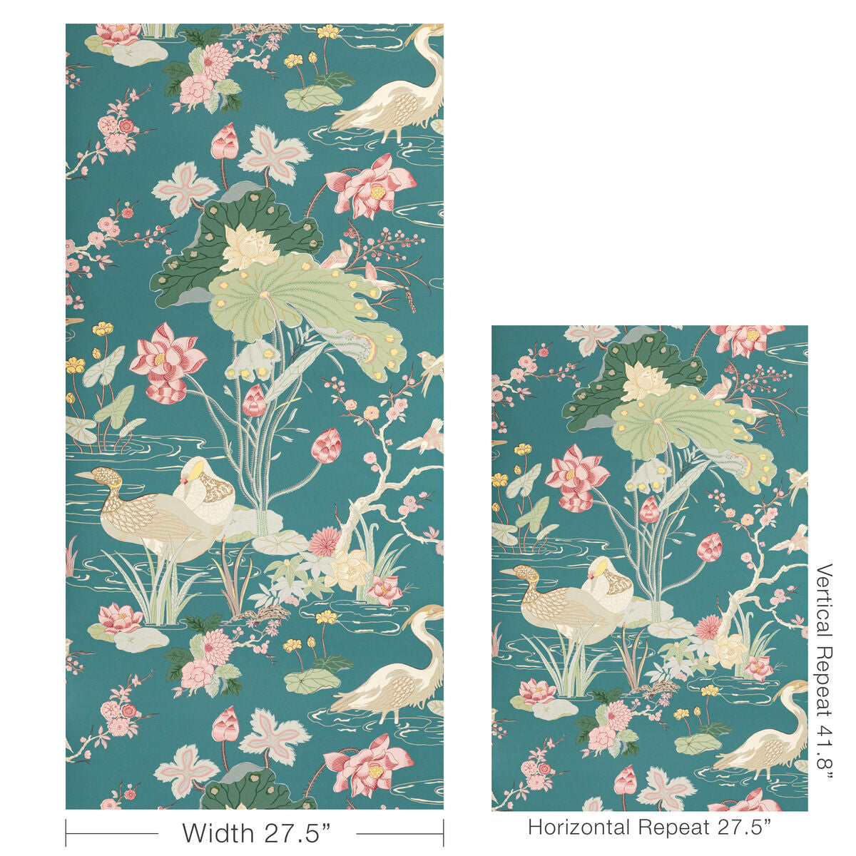 Luzon Paper - Lagoon - Lee Jofa Wallpaper