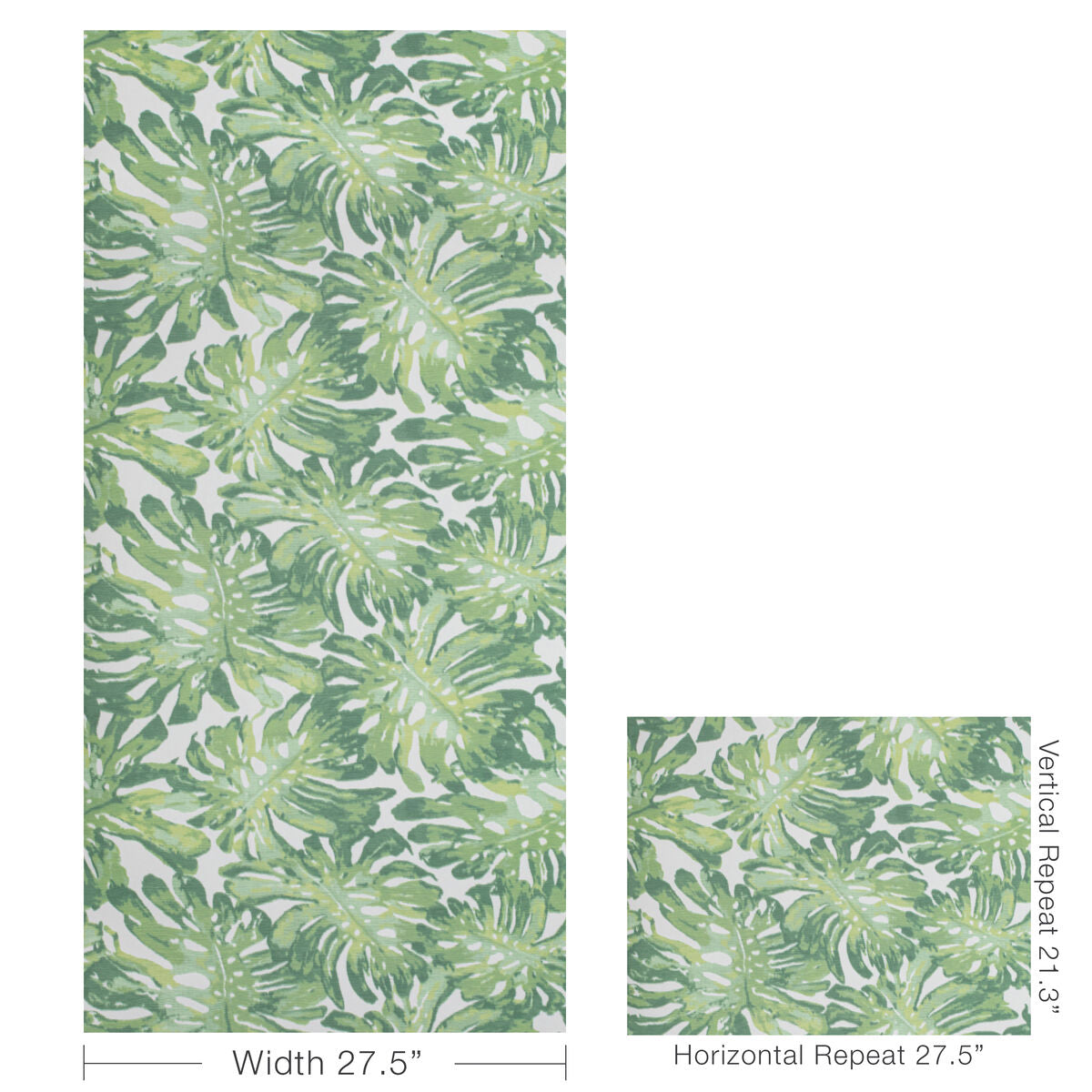 Calapan Paper - Green - Lee Jofa Wallpaper