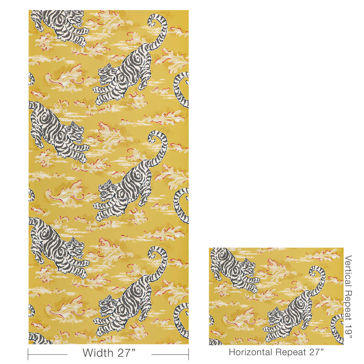 Bongol Paper - Citrine - LEE JOFA Papel pintado