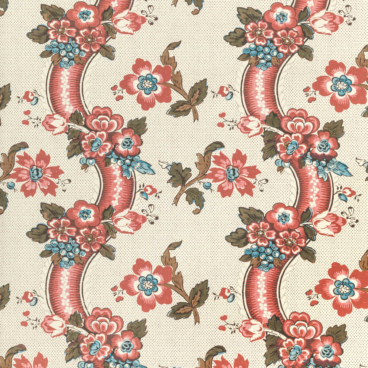 Benday Paper - Red/Blue - LEE JOFA Wallpaper
