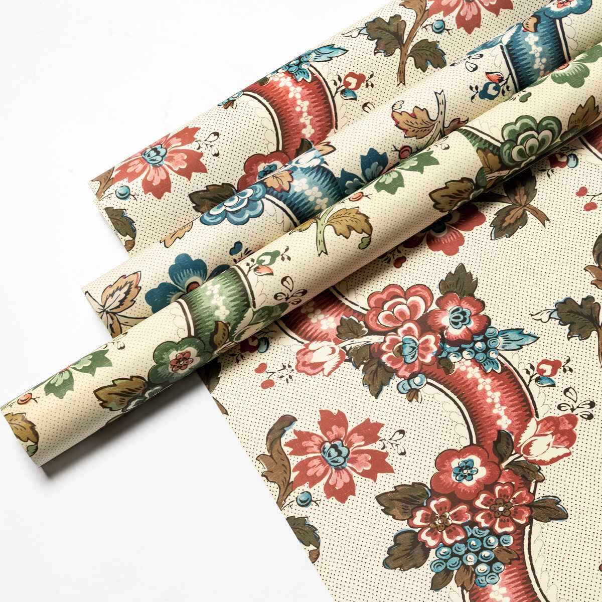 Benday-Paper-Green-Rose-Lee-Jofa-Wallpaper - LEE JOFA Wallpaper