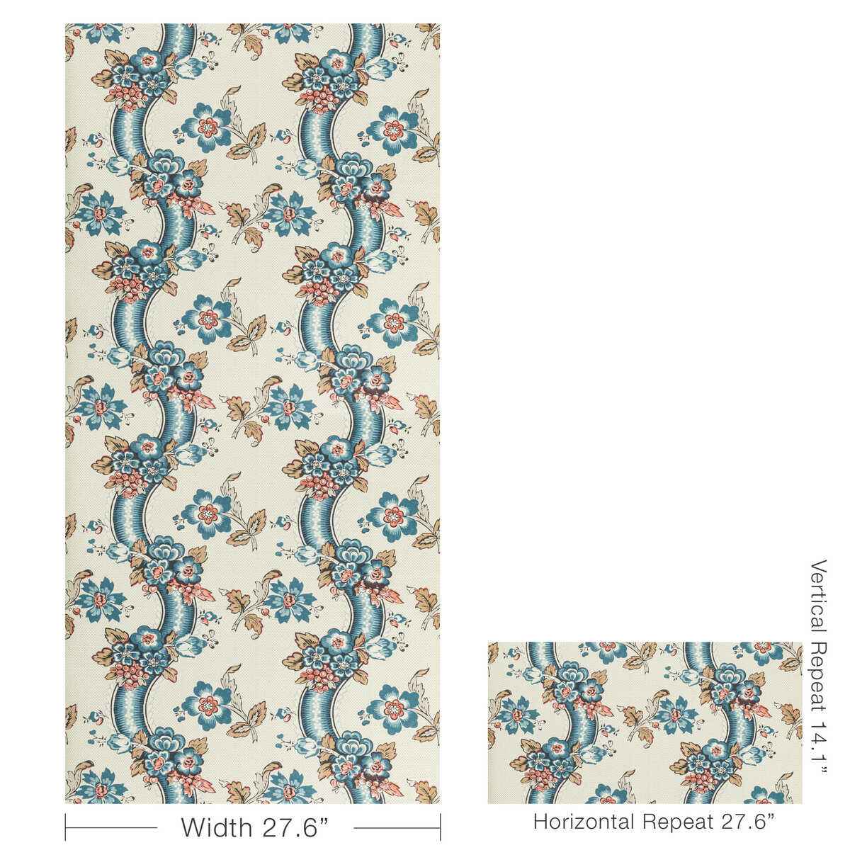 Benday-Paper-Denim-Berry-Lee-Jofa-Wallpaper - LEE JOFA Wallpaper