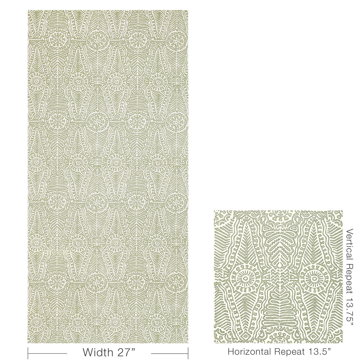 Drayton Paper - Moss - Lee Jofa Papel pintado
