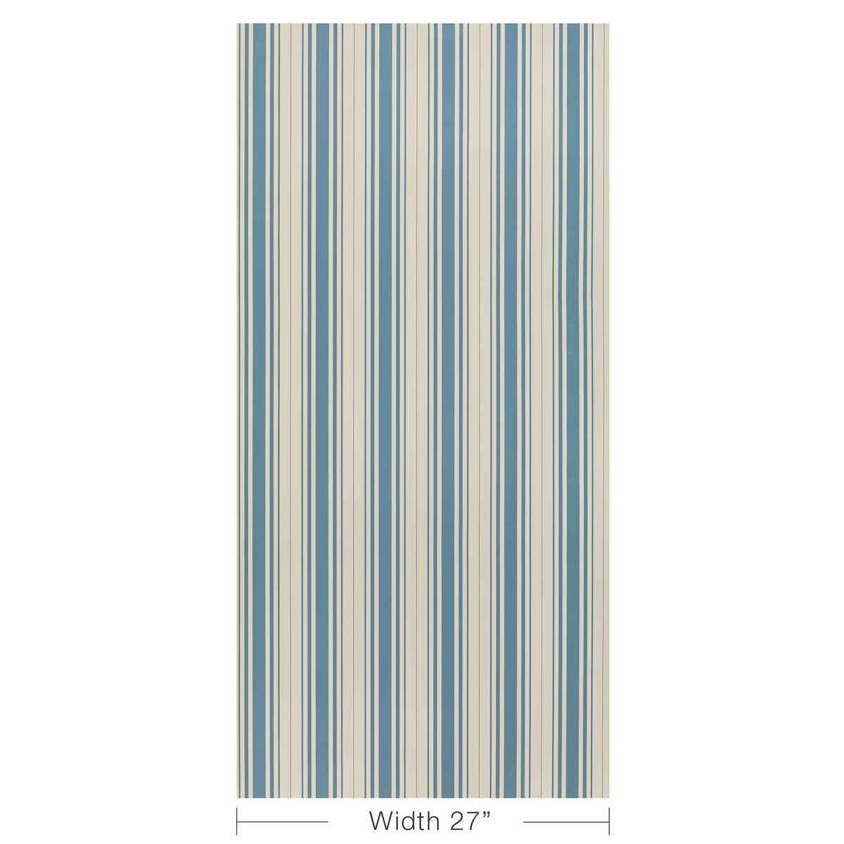Baldwin-Stripe-Wp-Blue-Lee-Jofa-Wallpaper - LEE JOFA Wallpaper