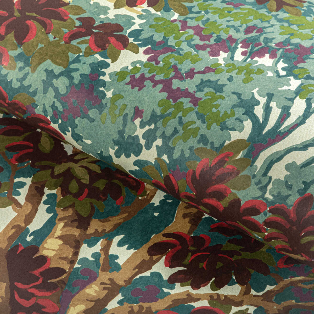 Woodland Paper - Multi - LEE JOFA Papel pintado