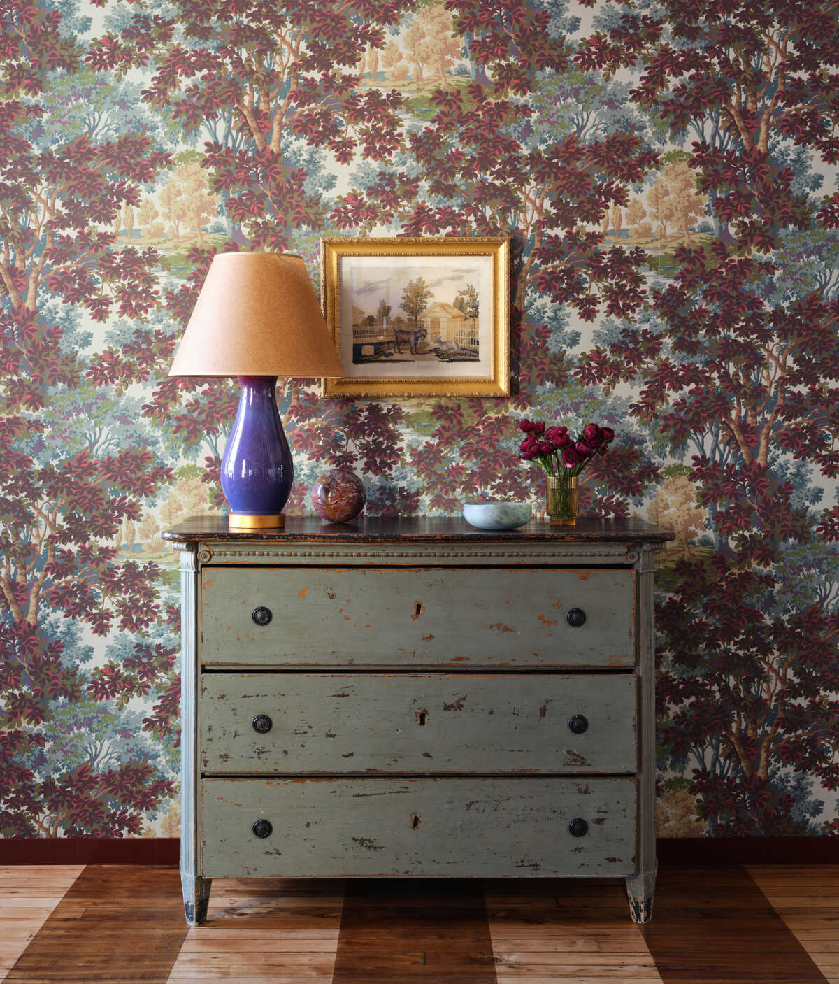 Woodland Paper - Multi - LEE JOFA Papel pintado
