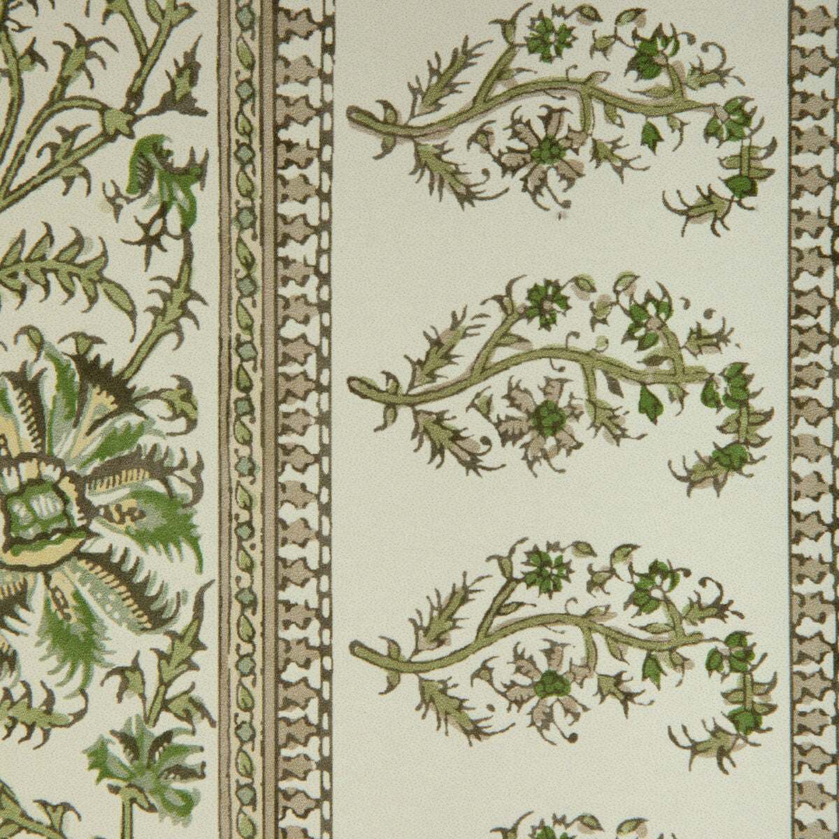 Indiennes Stripe Wp - Ivy - Lee Jofa Papel pintado