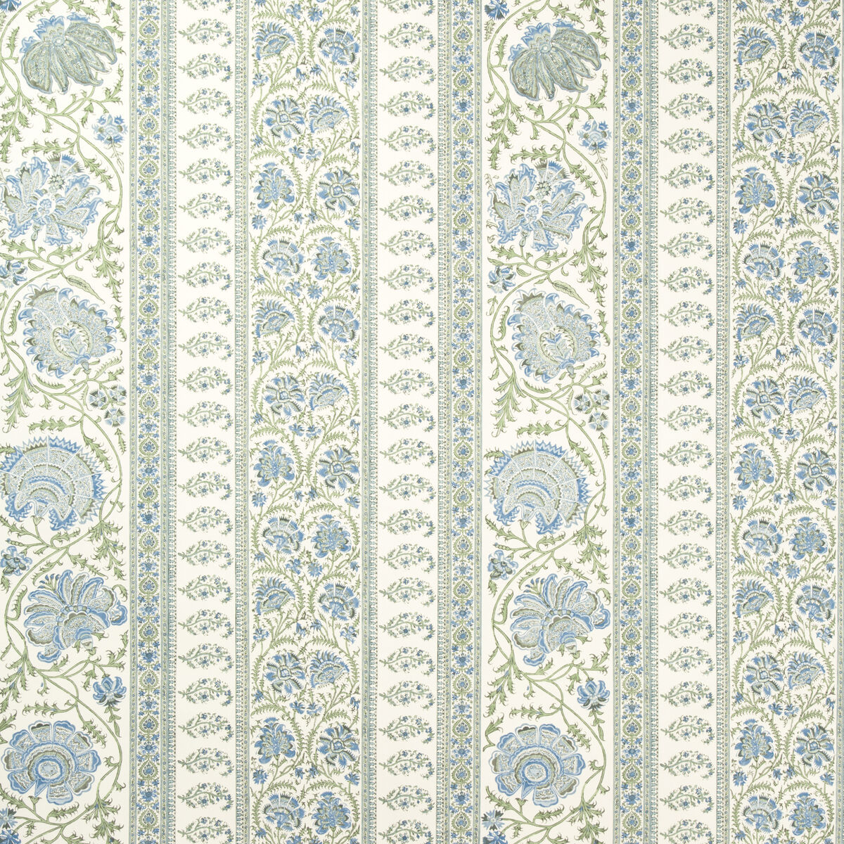 Indiennes Stripe Wp - Sea - Lee Jofa Papel pintado