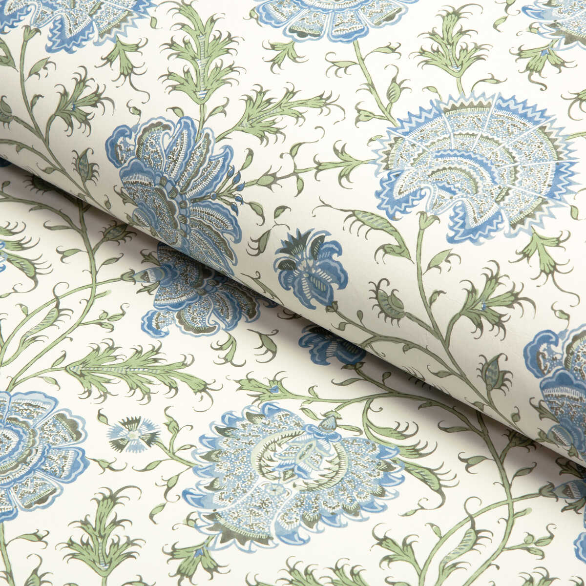 Indiennes Floral Wp - Sea - LEE JOFA Wallpaper