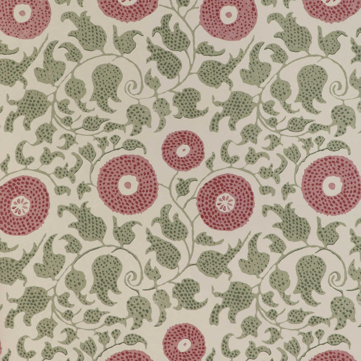 Eldora - Leaf/Rose - LEE JOFA Wallpaper