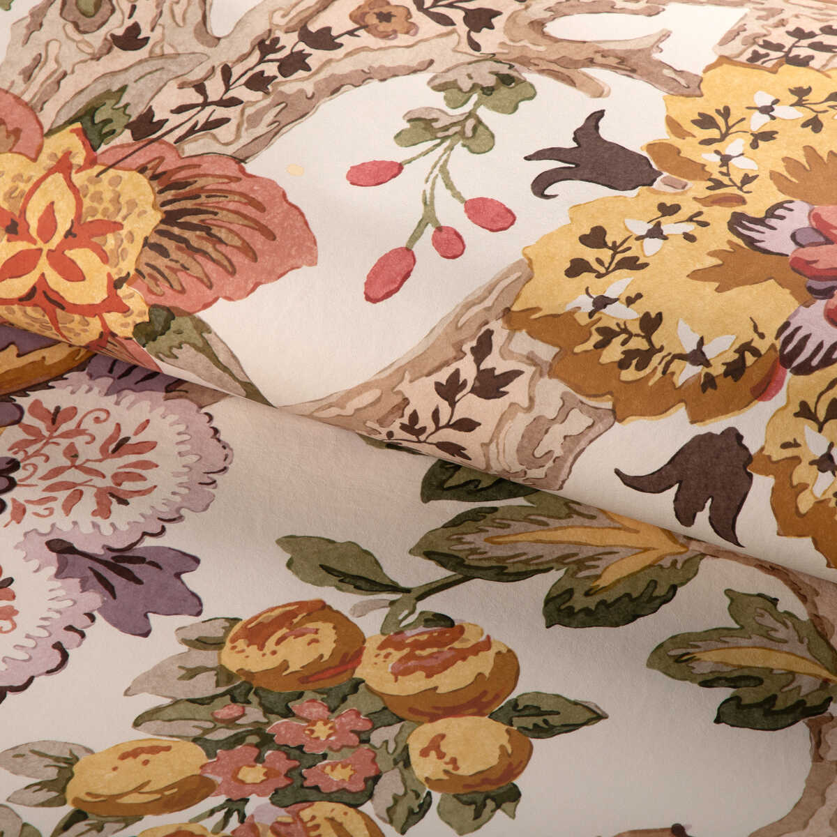 Tree Of Life Wp - Golden/Moss - LEE JOFA Wallpaper