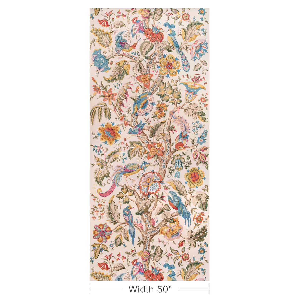 Tree Of Life Wp - Denim/Berry - LEE JOFA Wallpaper