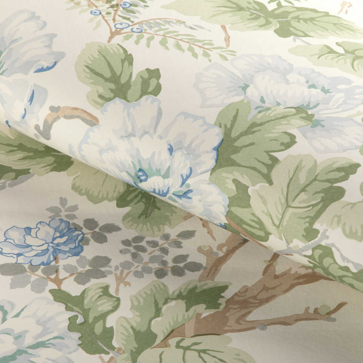 Chinese Peony Wp - Blue - LEE JOFA Papel pintado