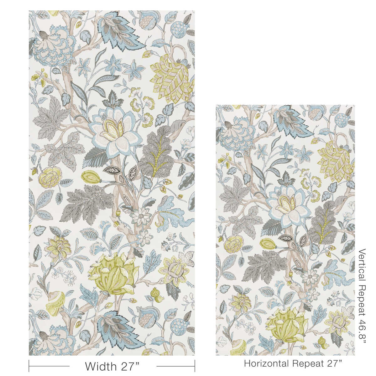 Hazelwood Paper - Mineral - LEE JOFA Wallpaper