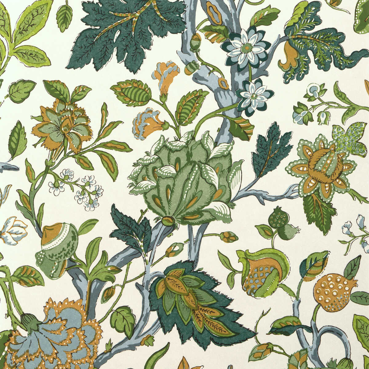 Hazelwood Paper - Green - LEE JOFA Papel pintado