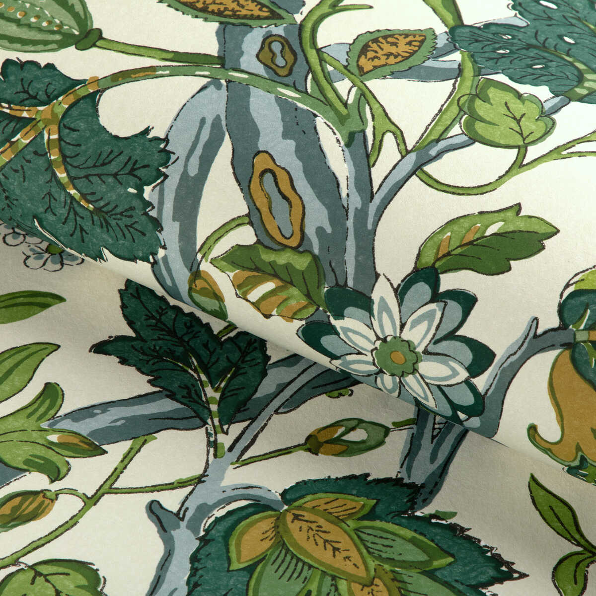 Hazelwood Paper - Green - LEE JOFA Papel pintado