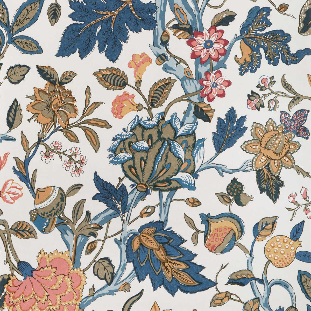 Hazelwood Paper - Indigo - LEE JOFA Papel pintado