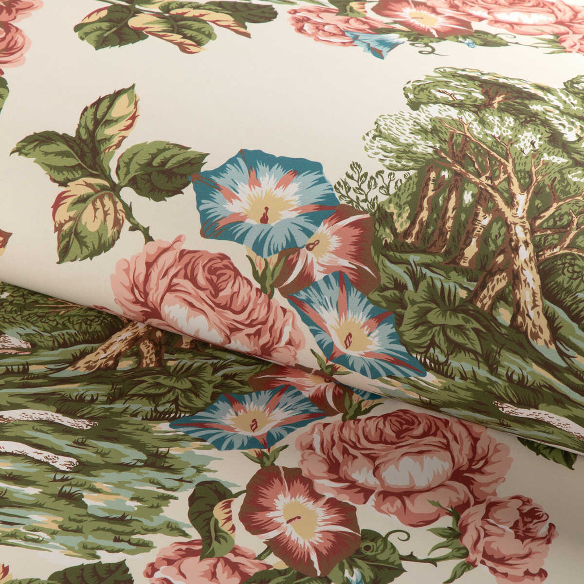 Whippets Paper - Ivory - LEE JOFA Wallpaper