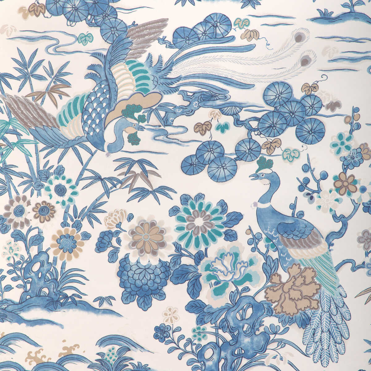 Sakura Paper - Blue - LEE JOFA Papel pintado