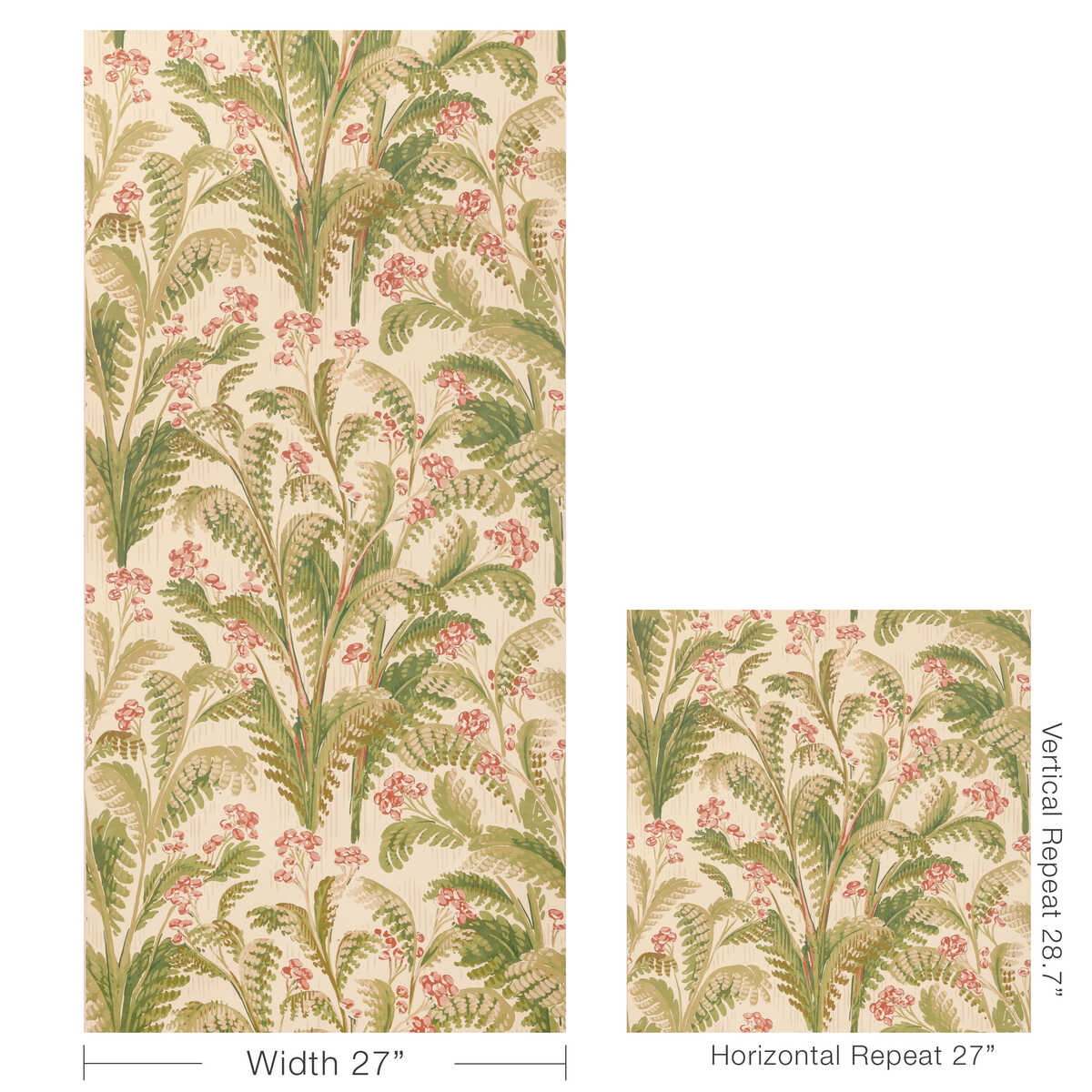 Pashley Paper - Berry - LEE JOFA Wallpaper