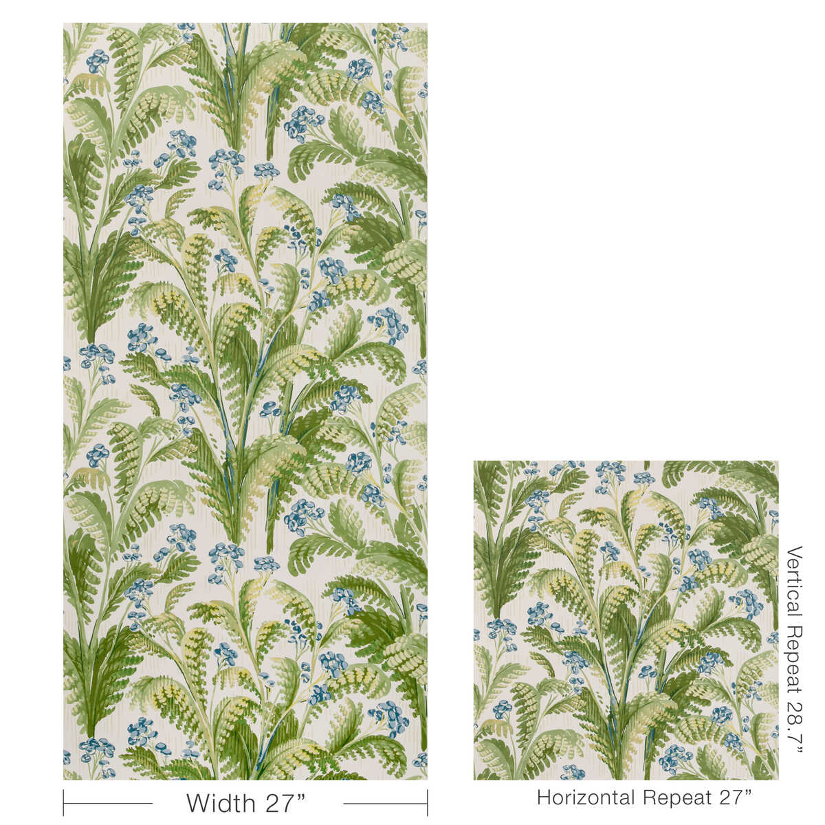 Pashley Paper - Denim - LEE JOFA Wallpaper