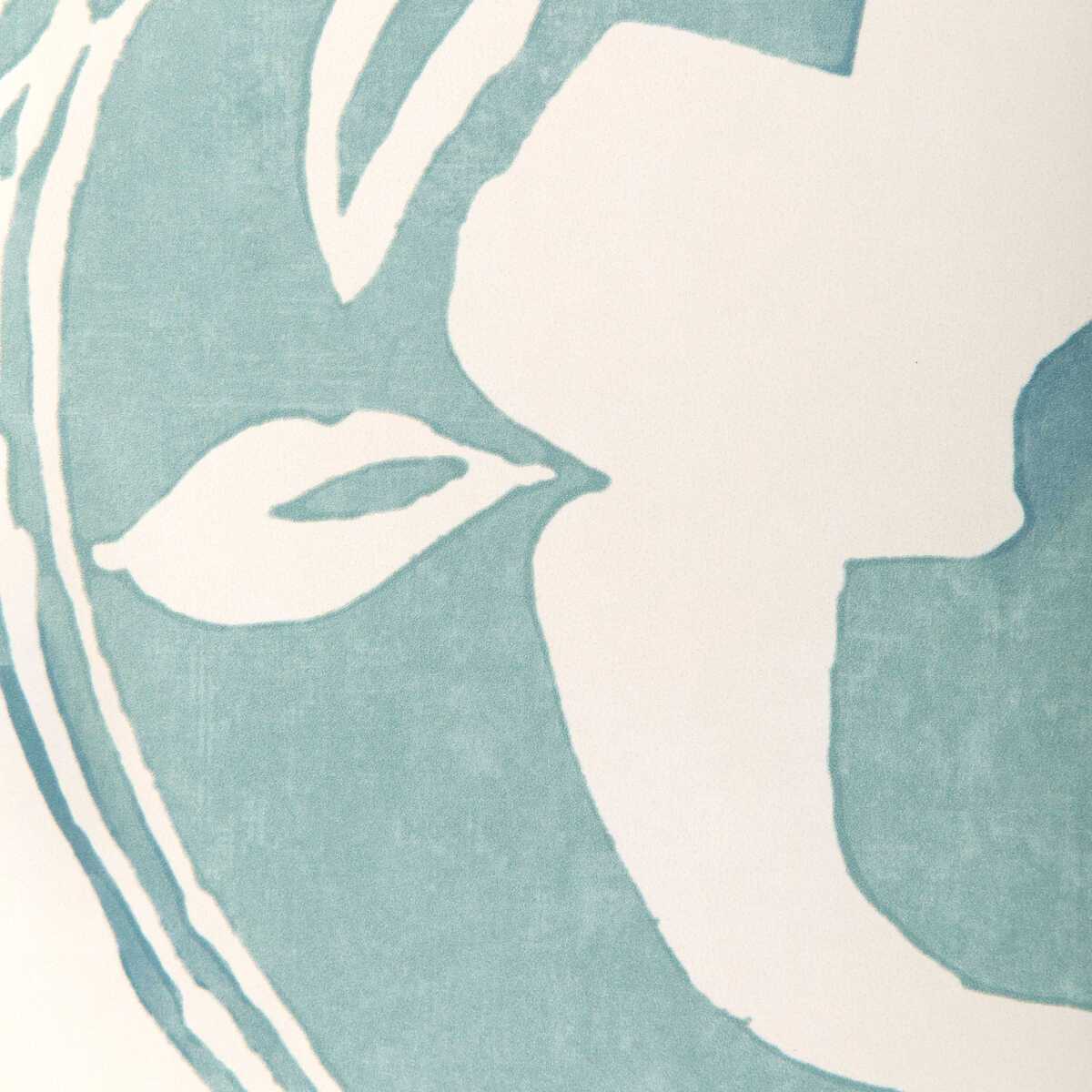 Calathea Paper - Aqua - LEE JOFA Wallpaper