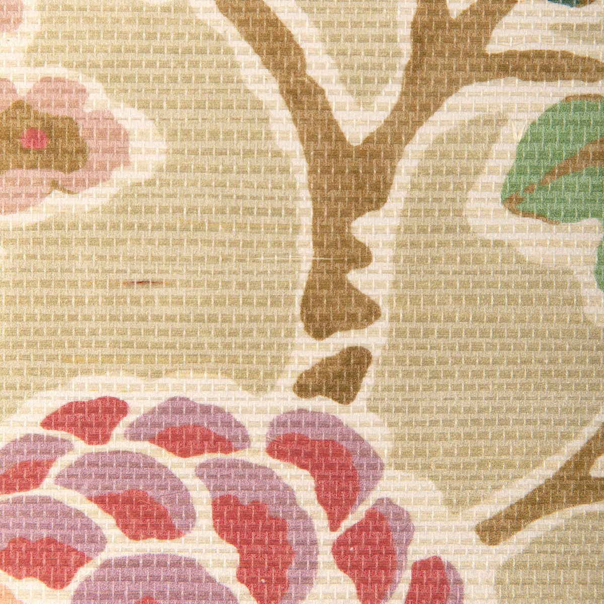 Posy Paper - Berry/Leaf - LEE JOFA Wallpaper