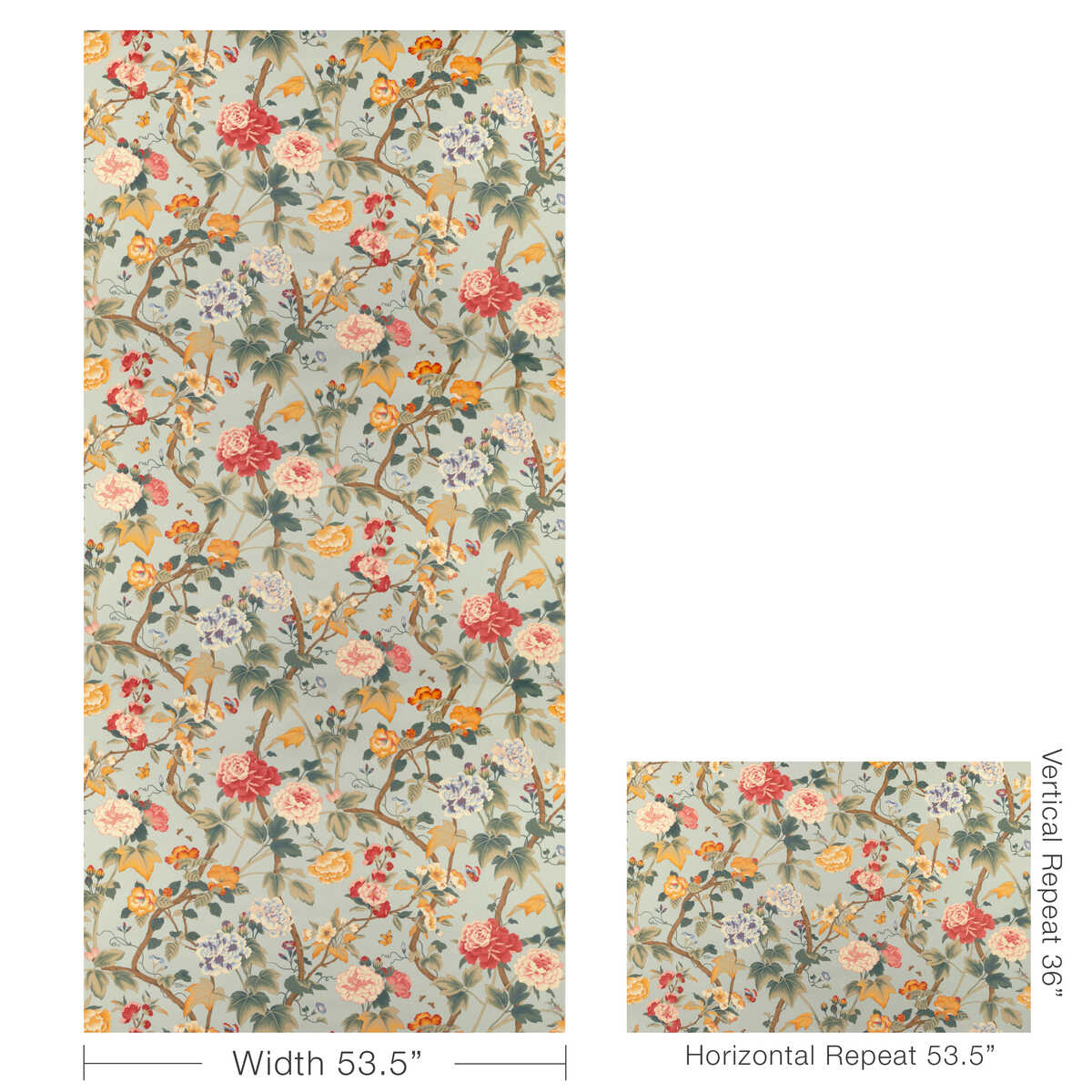 Gardenia Paper - Antique - LEE JOFA Papel pintado