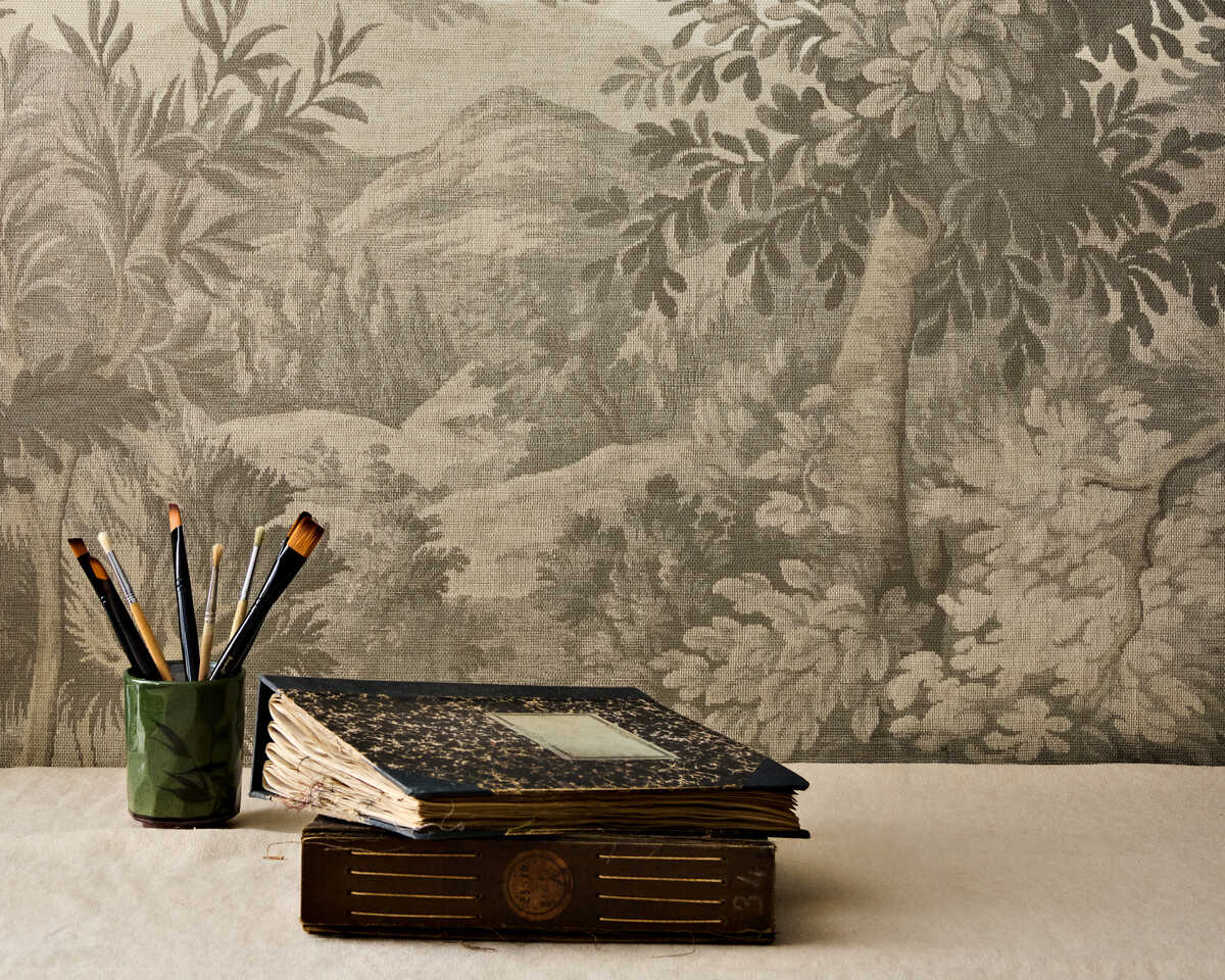 Kingsley Mural Pw - Beige - LEE JOFA Papel pintado