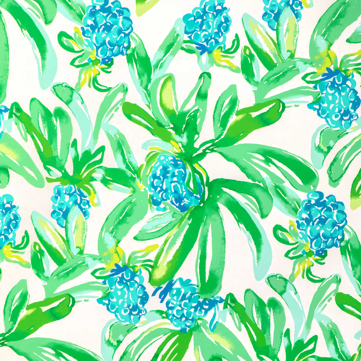 Island Exotic Wp - Blue - LEE JOFA Papel pintado